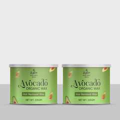 Avocado Organic wax (Spatula Free) 2 Bottle